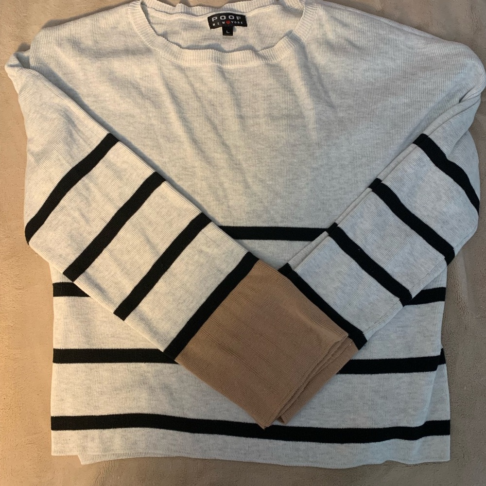 Poof! Classic Heathered Gray Sweater